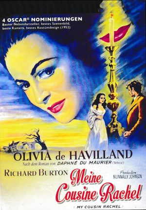 1933: Meine Cousine Rachel ( Henry Koster ) Olivia de Havilland, Richard Burton, Audrey Dalton, Ronald Squire, George Dolenz, John Sutton, Tudor Owen, J. M. Kerrigan,