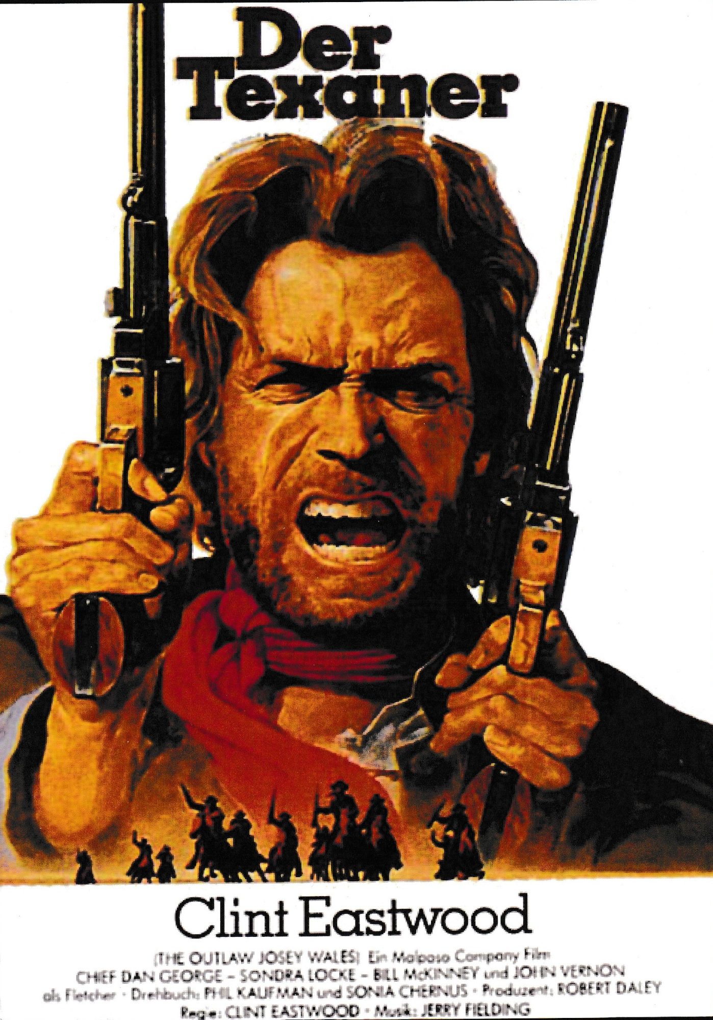 1967: Der Texaner ( The Outlaw Josey Wales ) ( Clint Eastwood ) Clint Eastwood, Chief Dan George, Sondra Locke, Bill McKinney, John Vernon, Paula Trueman, Sam Bottoms, Geraldine Keams,