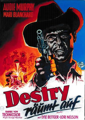 1968: Destry räumt auf ( George Marshall ) Audie Murphy, Mari Blanchard, Lyle Bettger, Thomas Mitchell, Edgar Buchanan, Lori Nelson, Wallace Ford, George Wallace, Mary Wickes, Alan Hale Jr., Lee Aaker,