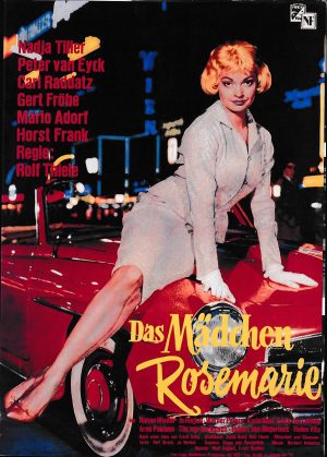 2030: Das Mädchen Rosemarie ( Wolf Thiele ) Nadja Tiller, Peter van Eyck, Carl Raddatz, Gert Fröbe, Hanne Wieder, Mario Adorf, Jo Herbst, Werner Peters, Karin Baal, Horst Frank, Erich von Loewis, Arno Paulsen, Tilo von Berlepsch, Hubert von Meyerinck,